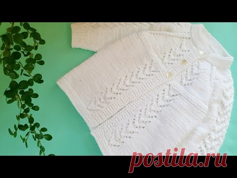 детский кардиган часть 2