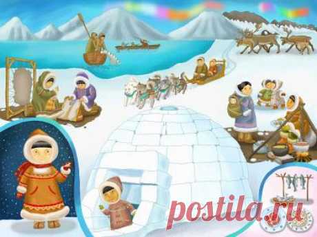 Земляне: знать ближнего. Эскимосы - монголоиды арктического типа (сведения, ссылки) - 15 Апреля 2016 - Russia-Asia-Siberia