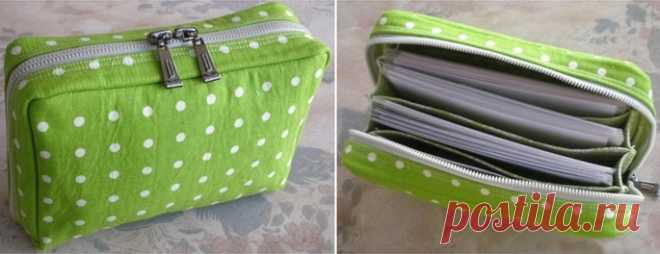 Multi-functional Bag / Bankbook Pouch ~ DIY Tutorial Ideas!