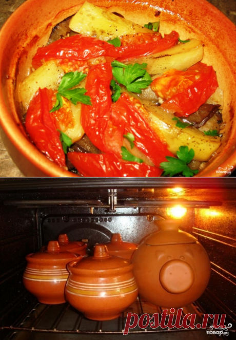 Чанахи в горшочках