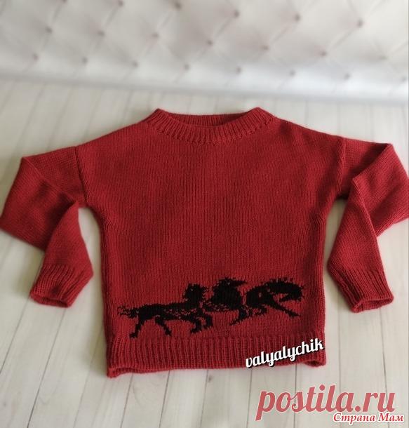 Джемпер для внучки)) - Вязание - Страна Мам