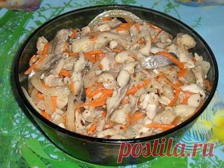 Хе из сельди по-корейски.