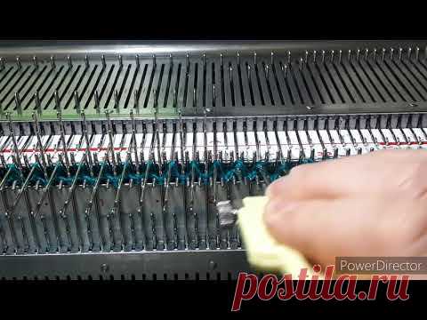 Частичное вязание на жемчужной резинке