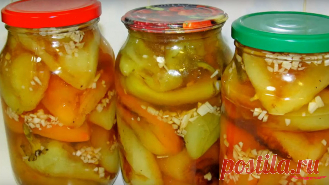 САМЫЙ ВКУСНЫЙ ПЕРЕЦ НА ЗИМУ. РЕЦЕПТ ПРОСТЕЙШИЙ! Сделать его просто и легко, от вас не потребуется много времени, так как стерилизовать банки не нужно