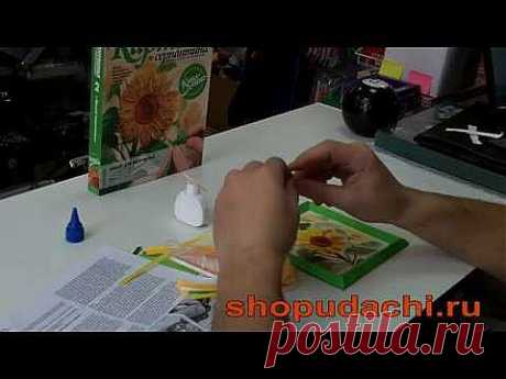 Квиллинг - картина из серпантина - Яндекс.Видео