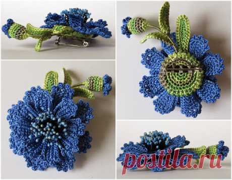 Irish crochet &amp;: Василек