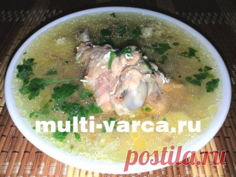 Куриный суп в мультиварке-скороварке