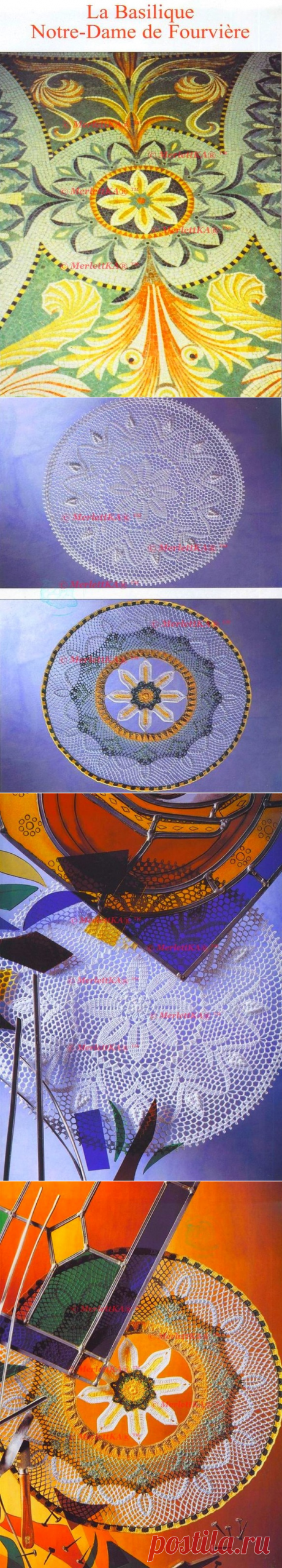 Готика в салфетках, вязаных крючком