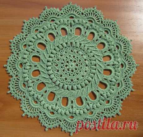 Салфетка &quot;Splendid&quot; крючком | knitt.net | Все о вязании