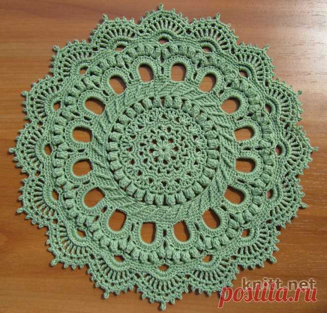 Салфетка "Splendid" крючком | knitt.net | Все о вязании