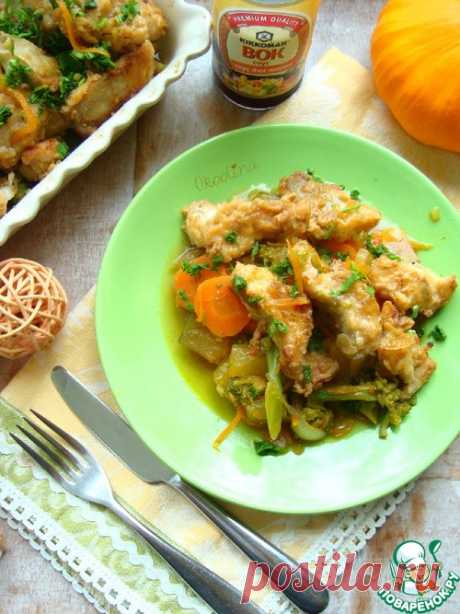 Минтай сочный - кулинарный рецепт
