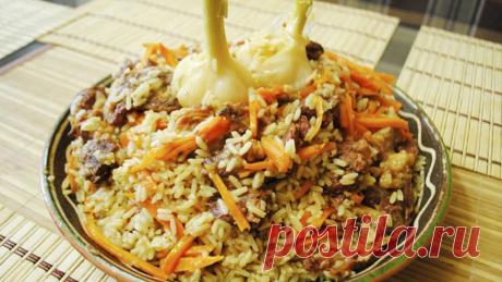 Плов из баранины в казане по - узбекски - рецепт с фото Когда мы жили в Узбекистане, мне подарили книжку, в которой было более 100 рецептов плова. Затем мы переезжали несколько раз с место на место, и книжица затерялась. Жалко конечно, но что поделаешь…