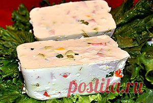 Галантин белый (салат заливной) | праздничные рецепты с фото на e-salat.ru