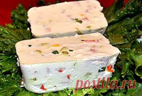 Галантин белый (салат заливной) | праздничные рецепты с фото на e-salat.ru