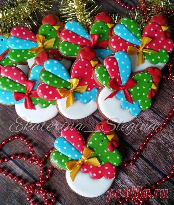 Пасхальные расписные пряники