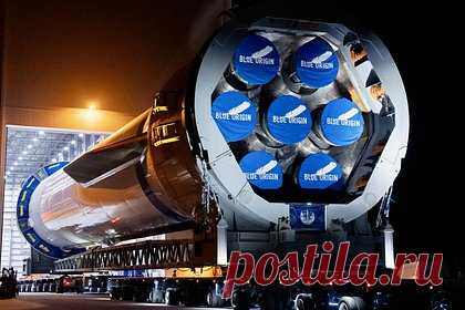 Blue Origin выкатила первую ступень New Glenn на стартовый стол