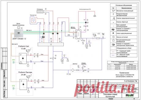 Проект отопления частного дома, пример 2223