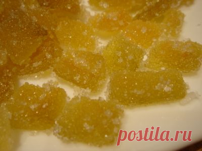 Цукаты из арбузных корочек : Десерты