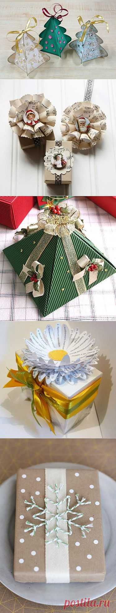 Идеи упаковки новогоднего подарка - Ярмарка Мастеров - ручная работа, handmade