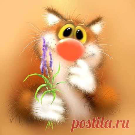 ЗАБАВНЫЕ КОТЫ ОТ ЛЬВА БЕРТЕНЕВА | Самоцветик