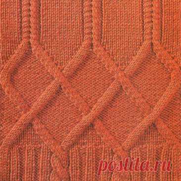 Узор № 33 - коса с орнаментом. Схему вязания и условные обозначения вы сможете увидеть на сайте.