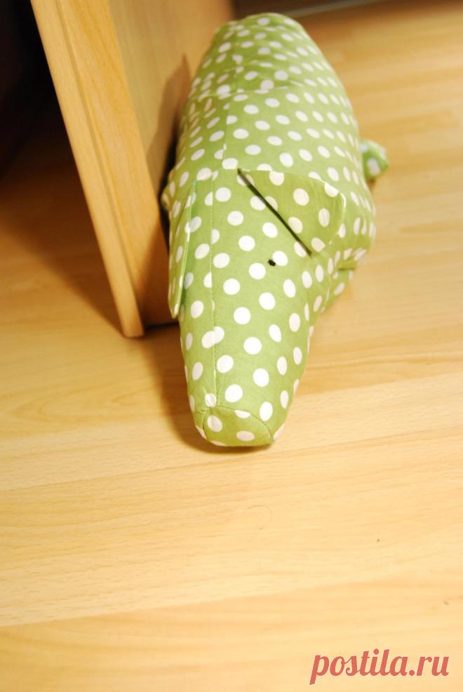 Nähanleitung: Schweinchen nähen (Türstopper)