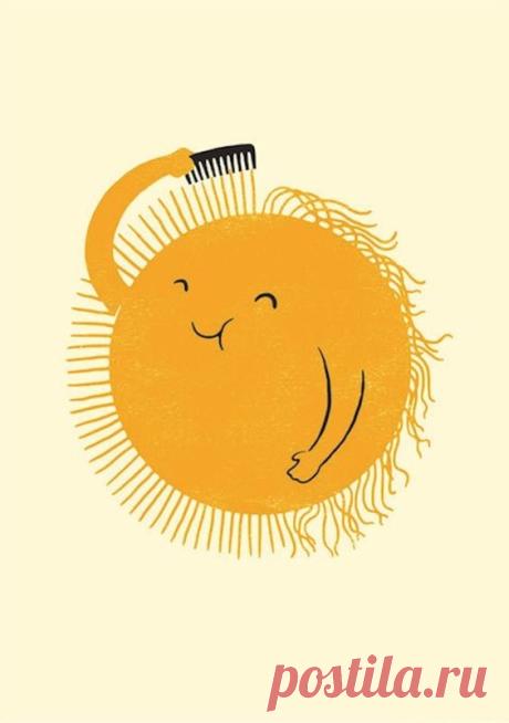 Playfully Adorable Illustrations That Will Make You Smile с добрым утром!