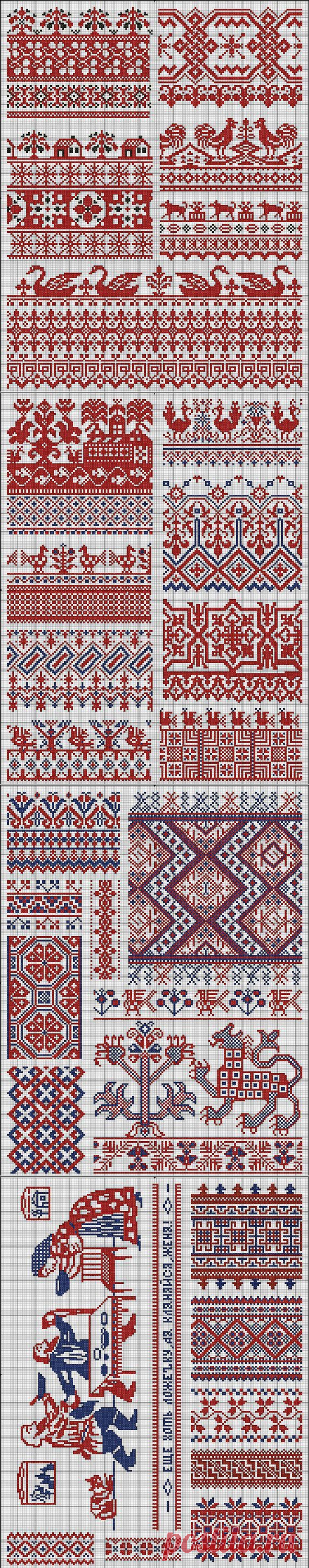Схемы вышивки крестиком 2