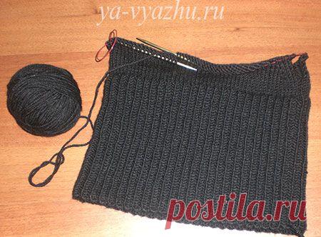 Мужской снуд-капюшон спицами от Марины Гибовской | Вязальное настроение...