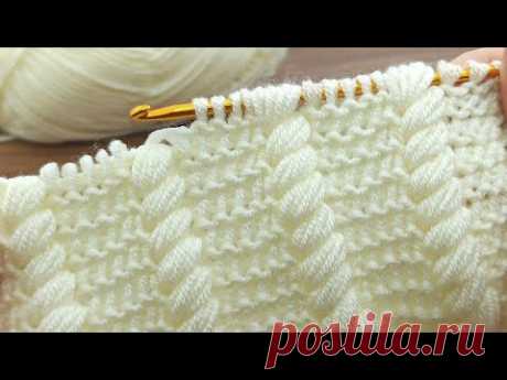 Amazing👌 * Super Easy Tunisian Crochet Baby Blanket For Beginners online Tutorial * #Tunisian