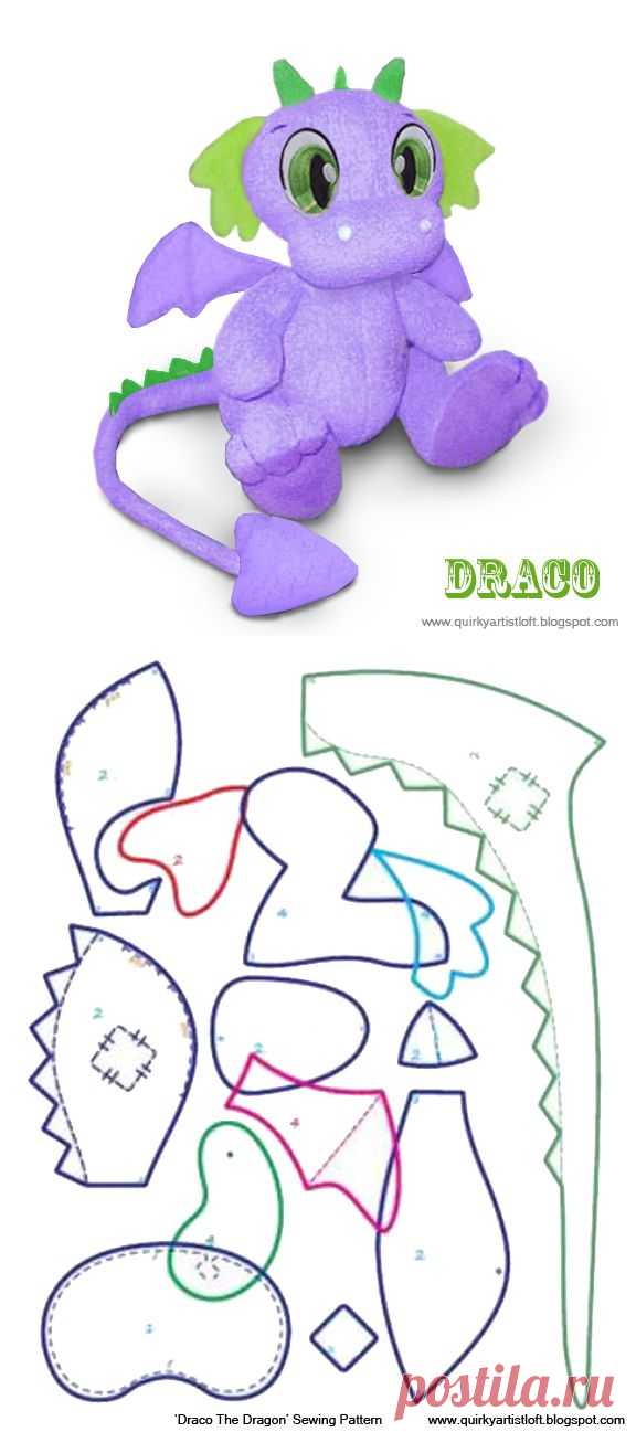 Quirky Исполнитель Лофт: Бесплатный шаблон: Драко Dragon