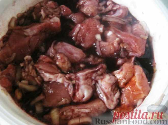 Маринад для шашлыка на вине