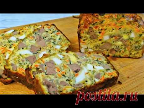 Запеканка с куриной печенью. Вкусно и понравится тем, кто не любит долго возиться на кухне.