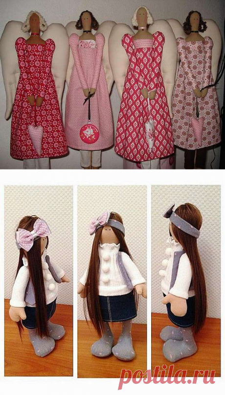 Текстильные куклы для души - делаем своими руками