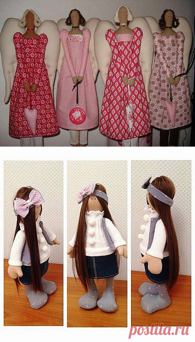 Текстильные куклы для души - делаем своими руками