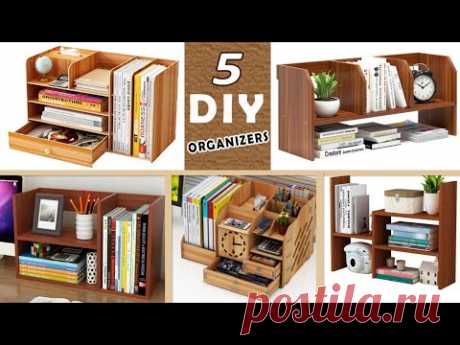 5 DIY FANTASTIC IDEAS ORGANIZERS Wood decor // circuits with dimensions in the video