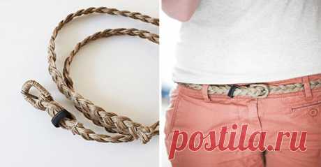 Великолепный способ сделать стильный ремешок из бечевки! | I Love Hobby - Лучшие мастер-классы со всего мира!
