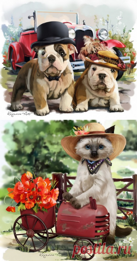 ПОТРЯСАЮЩИЕ РИСУНКИ ЦИФРОВОГО ХУДОЖНИКА ЛОРРИ КАЙЕННЫ