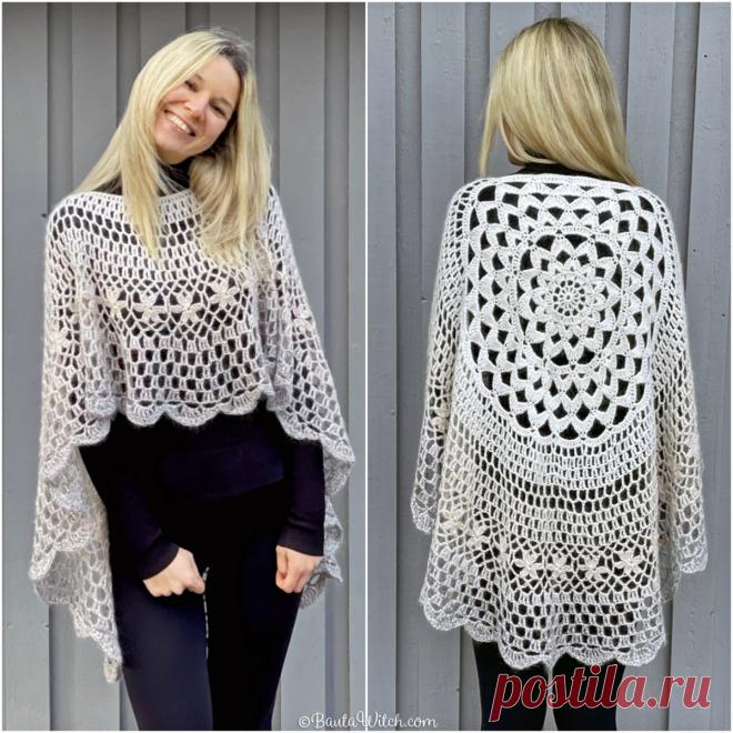 DIY – Virkad romantisk asymmetrisk poncho, del 2. Jag är överväldigad över den fina respons som min poncho har fått! Så mycket lovord, likes och så många av er som redan beställt garnkit till den! Tack snälla, rara, gulliga ni! 💕 Det här blogginlä…