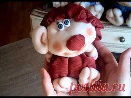 Обезьянка из капрона. Monkey of neylon