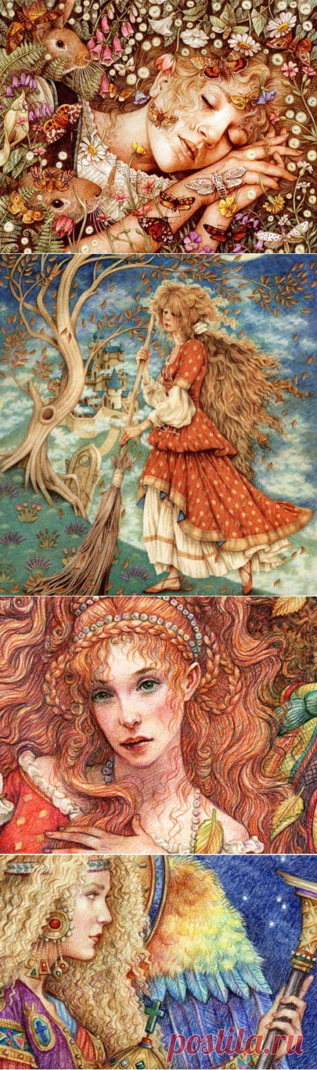 Cказочные иллюстрации художницы Anne Yvonne Gilbert (Энн Ивонн Гилберт).