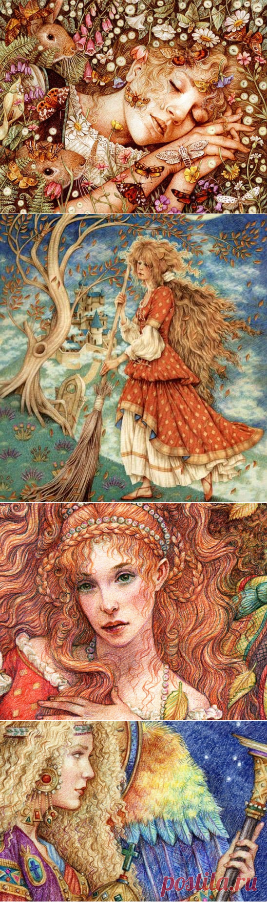 Cказочные иллюстрации художницы Anne Yvonne Gilbert (Энн Ивонн Гилберт).