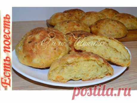 Воздушные капустные булочки (постные)