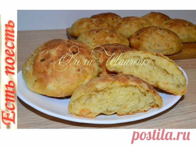 Воздушные капустные булочки (постные)