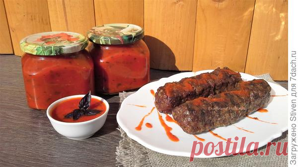 Соус из помидоров и красного базилика - волшебная добавка к мясу, птице, рыбе на новогоднем столе - пошаговый рецепт приготовления с фото