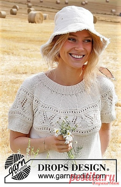 Топ White Moon. Спицы. - ВЯЗАНАЯ МОДА+ ДЛЯ НЕМОДЕЛЬНЫХ ДАМ - Страна Мам