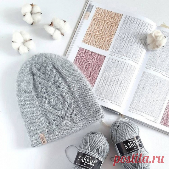 Шапочка спицами Автор: anna_robaten