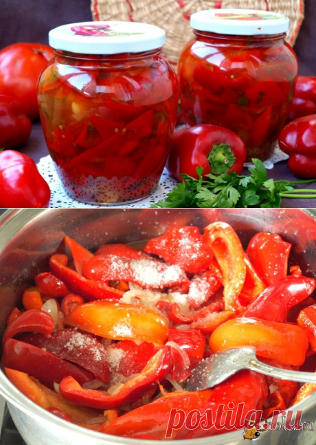 Великолепный вкусный салат из помидор и перца на зиму – вкуснее, чем лечо - На Кухне