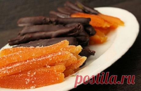 Как сделать изумительные цукаты из апельсиновой кожуры