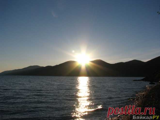Восходы, закаты Байкала фото — Байкал
